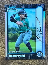 2024 Bowman Chrome International Refractors Harry Ford /100 #X11514