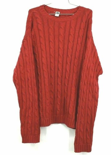 Gap Cable Knit Heavyweight Mens Red 