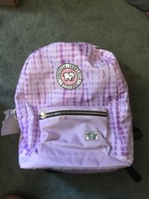Ivory Ella Backpack Prototype One Of A Kind Pink Tie Dye School Bag New!