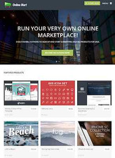 Online Digital Marketplace Website For Sale