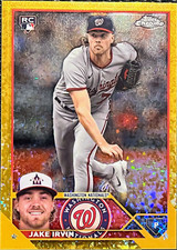 Jake Irvin 2023 Topps Chrome Update #USC203 Gold Mini-Diamond Refractor /50