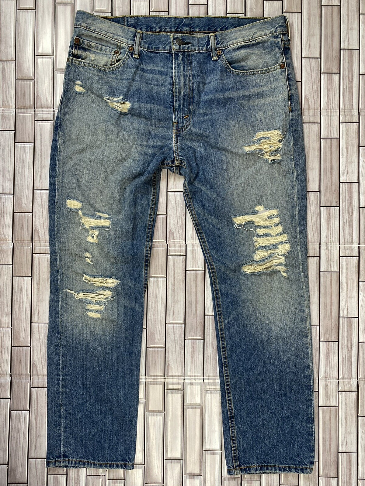 Levi's 511 Distressed Jeans Men's 38 x 30 Gem