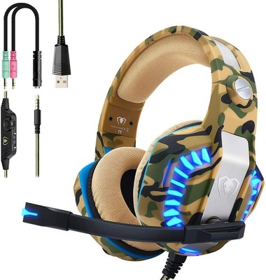Beexcellent GM-200 Casco PS4 Gaming, Xbox One, PC, Cuffie Gamer  Professionale | eBay