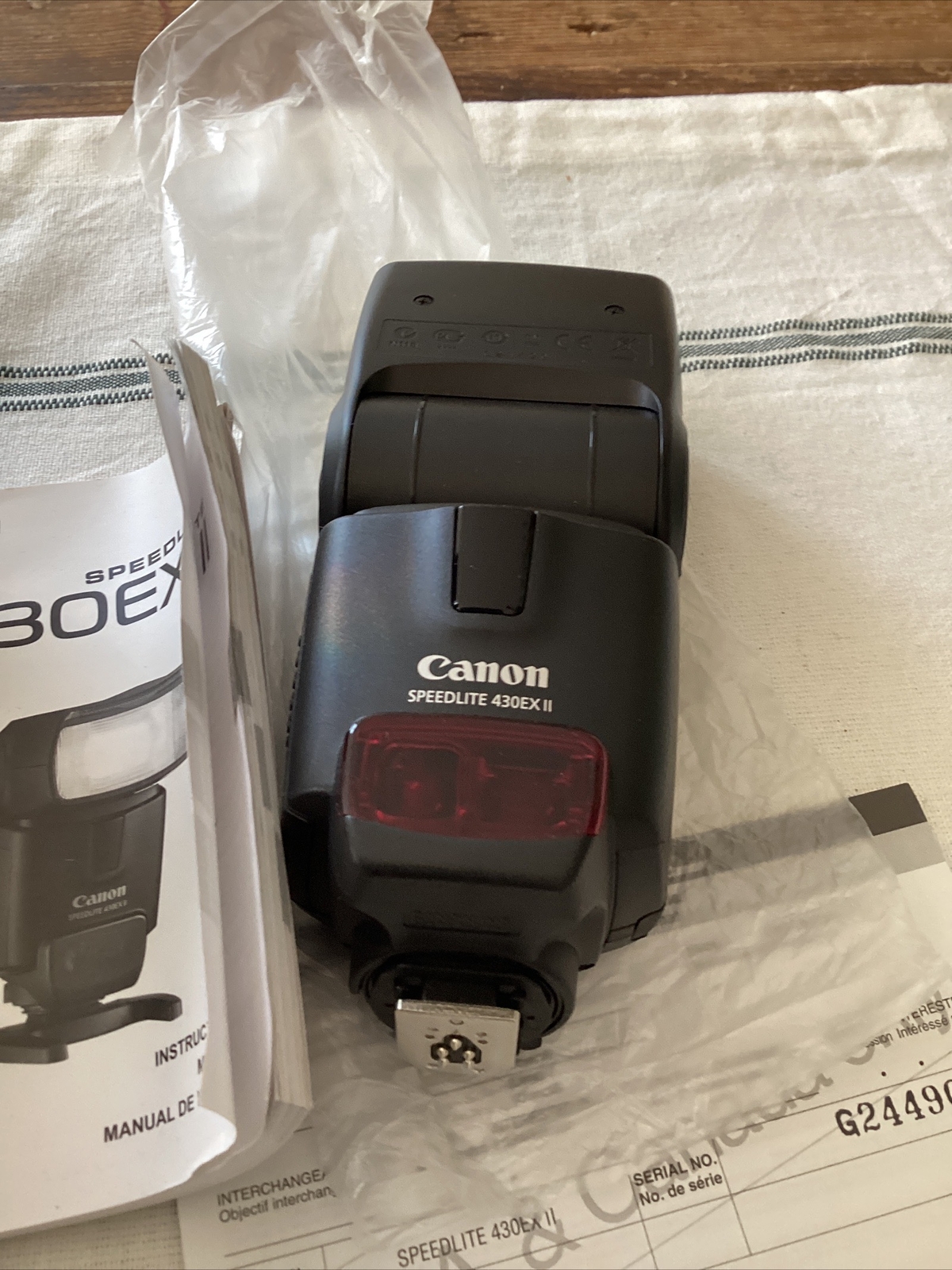 Canon 430EX II Speedlite Flash In Box With Manual eBay