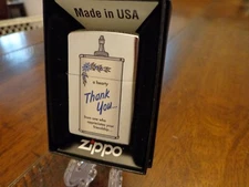 THANK YOU CHRISTMAS FUEL CAN 2 SIDED ZIPPO LIGHTER MINT IN BOX
