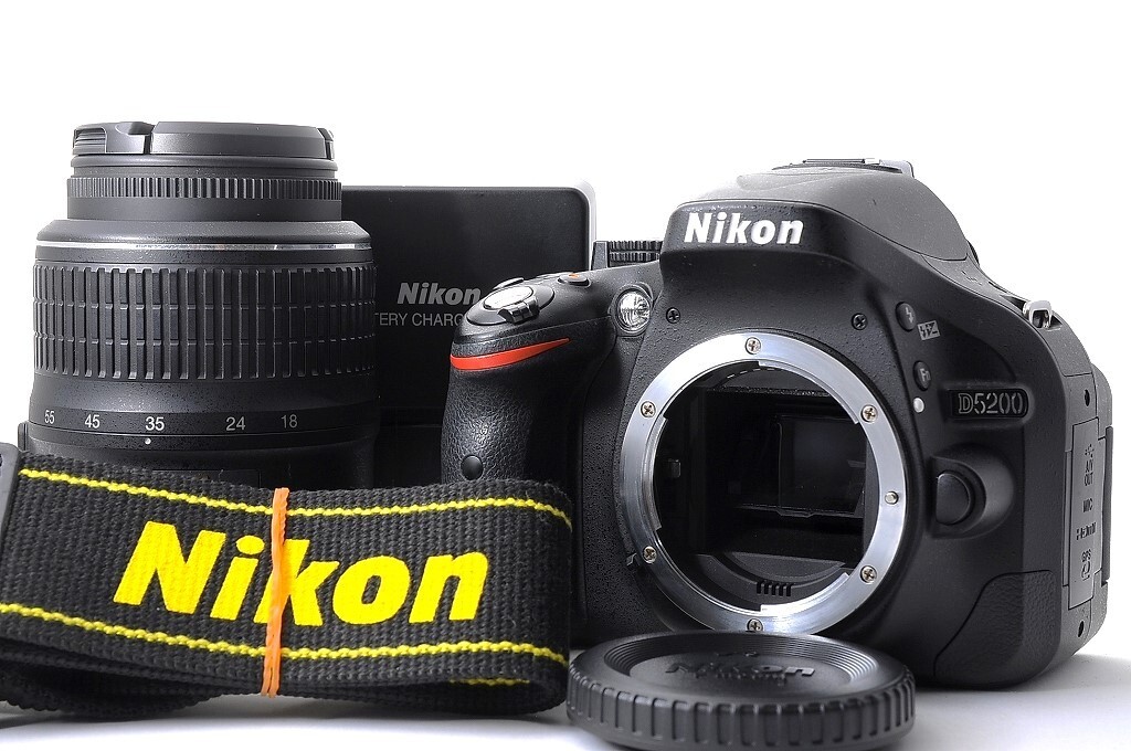 ■ 美品 ■ ニコン　Nikon D5200 レンズキット ニコンD ニコン nikon D5200 ダブルズームキット 18-55mm 55