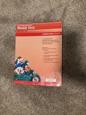 WEEKLY TESTS, TEACHER'S MANUAL, GRADE 5, COMMON CORE By Pearson Education