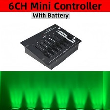 6Channels Mini DMX512 Console Battery Led Par DJ Wedding Stage Light Controller