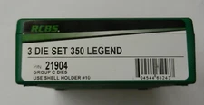 RCBS 3-Die Set;  NIB;  Group C Dies;  350 Legend;  21904