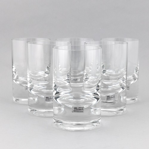 MOSER bicchieri in cristallo tumbler - vintage 1970 - whisky set - SET 6 pezzi - Foto 2 di 18