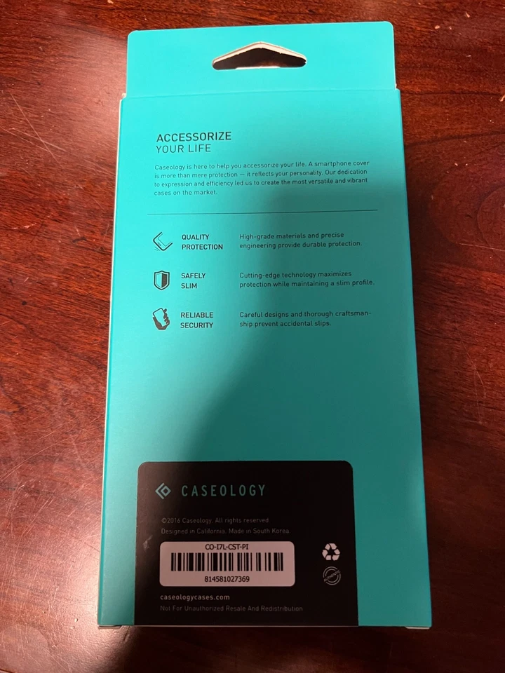 Чехол Caseology для Apple iPhone 8/7 Plus розовый тонкий и прозрачный - Изображение 2 из 2