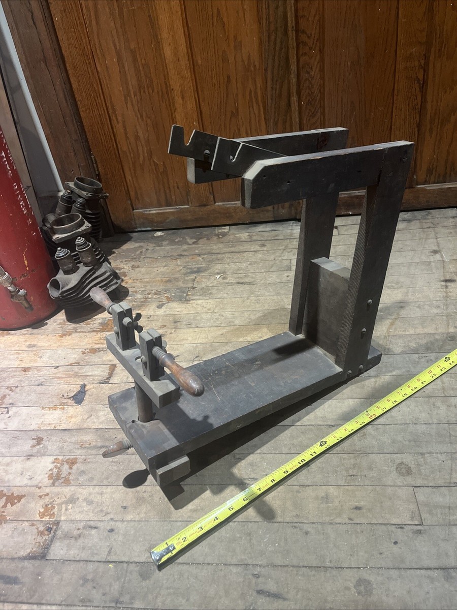 Rare A C Dudley Tool & Company bicycle motorcycle truing stand collectible tool