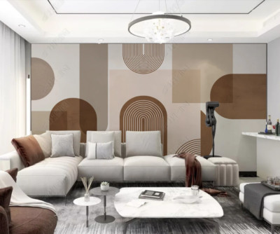 3D Abstract Geometric Wallpaper Wall Mural Removable Self-adhesive 794