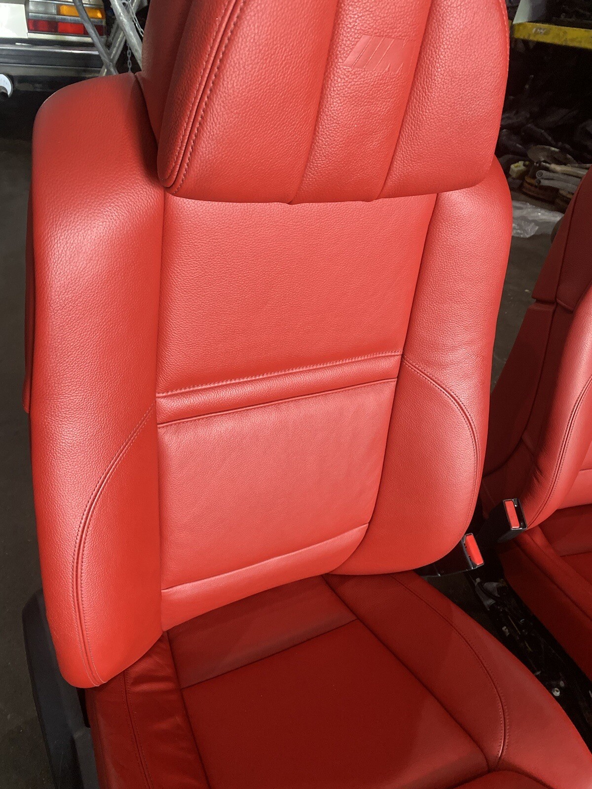 1013 BMW E70 X5M Red Interior Seat Front Rear Set OEM Heated Seats X5