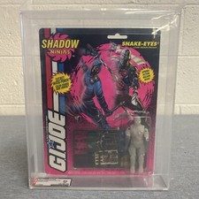1994 Hasbro G.I. Joe Snake Eyes Series 13 Shadow Ninjas AFA 80 80/80/80