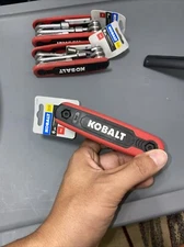 (NEW) KOBALT 6PC. FOLDING NUT DRIVER #2474042 ~