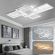Modern LED Ceiling Light Flush Mount Kitchen Bedroom Down Lighting Fixture Lamp