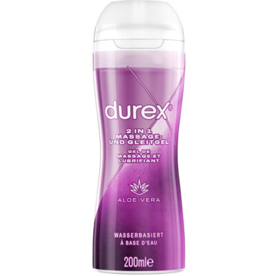 Gleitgel Durex Play mit Aloe Vera 200 ml Massagegel Gleitmittel wasserlöslich