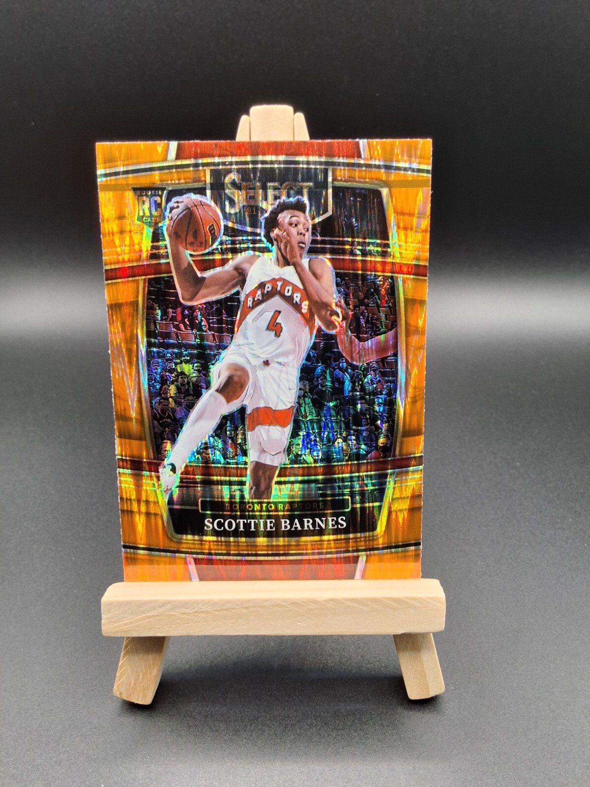 2021 Select #74 Scottie Barnes Orange Flash RC Toronto Raptors