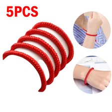 Good luck Red String Braided Bracelet Protection blessed Adjustable hand Rope 5X