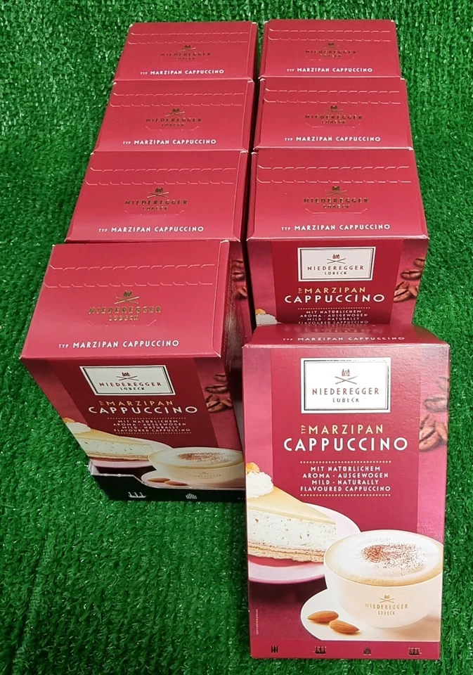 (24,72€/kg) 8x Niederegger Marzipan CAPPUCCINO Mandelgeschmack Versand 0€