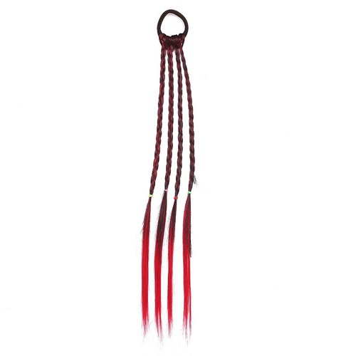 Hair Rubber Ponytail Holder Twist Braid Band Ring Hair Wig Women Girls Hair Tie - Picture 11 of 22