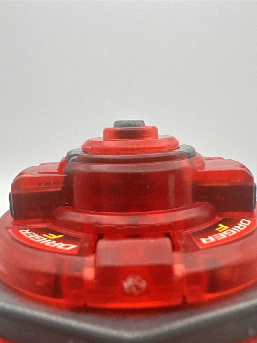 Clear Red Driger F Beyblade Takara Tomy V Force | eBay