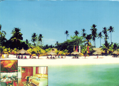 PC PHILIPPINES, MARIBAGO BLUEWATER BEACH RESORT, Modern Postcard (b43056)