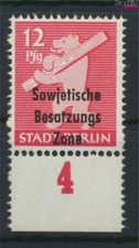 Briefmarken Sowjetische Zone (All.Bes.) 1948 Mi 204u y postfrisch(9662994