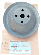 1941-1949 Buick Special Super Nos Engine Fan Water Pump Pulley Gm 1319677