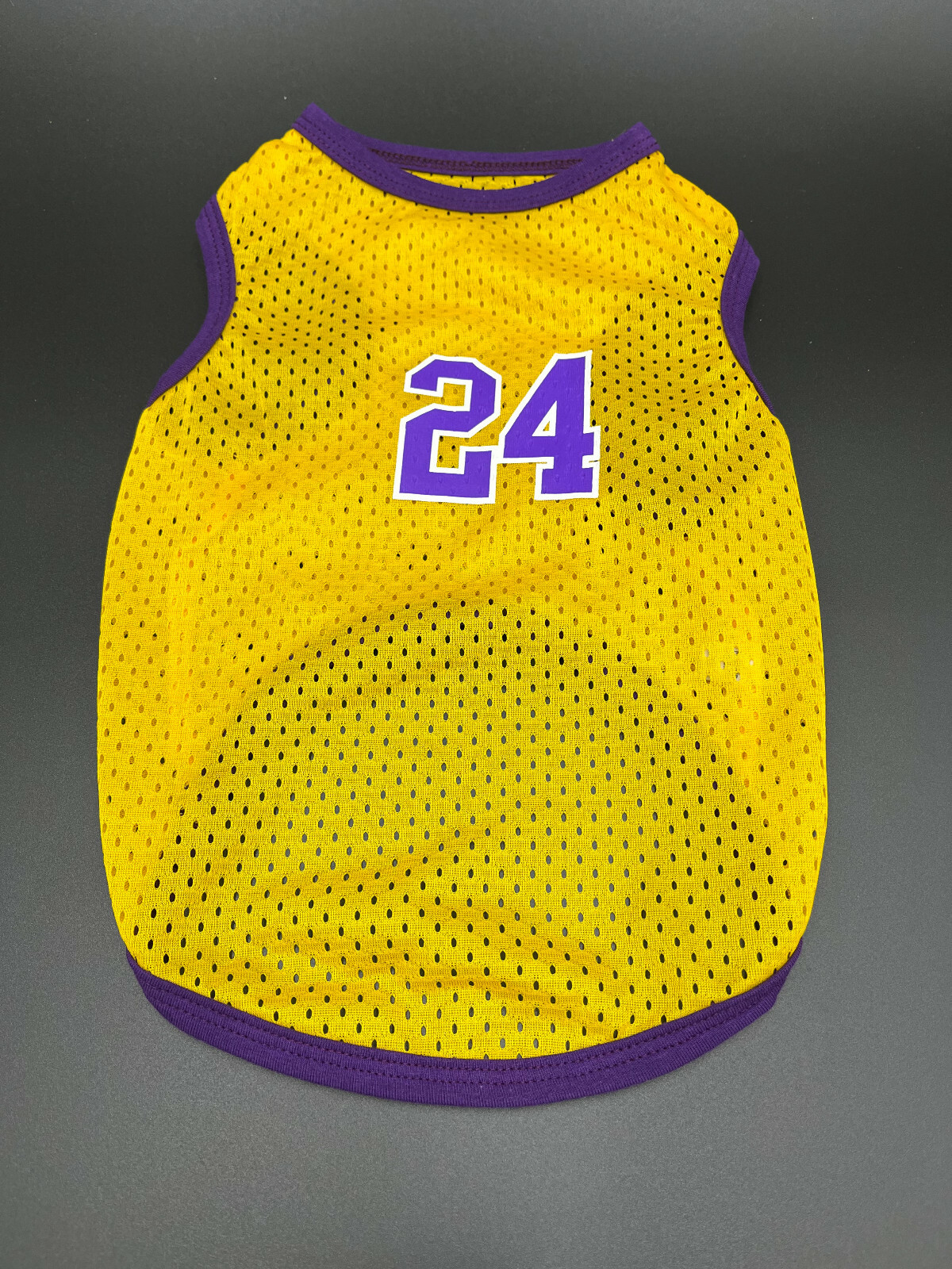 Clothes for Dogs Los Angeles Lakers Kobe Bryant #24 Pet Jersey