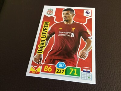 2019-20 Panini Adrenalyn XL English Premier League Dejan Lovren #169