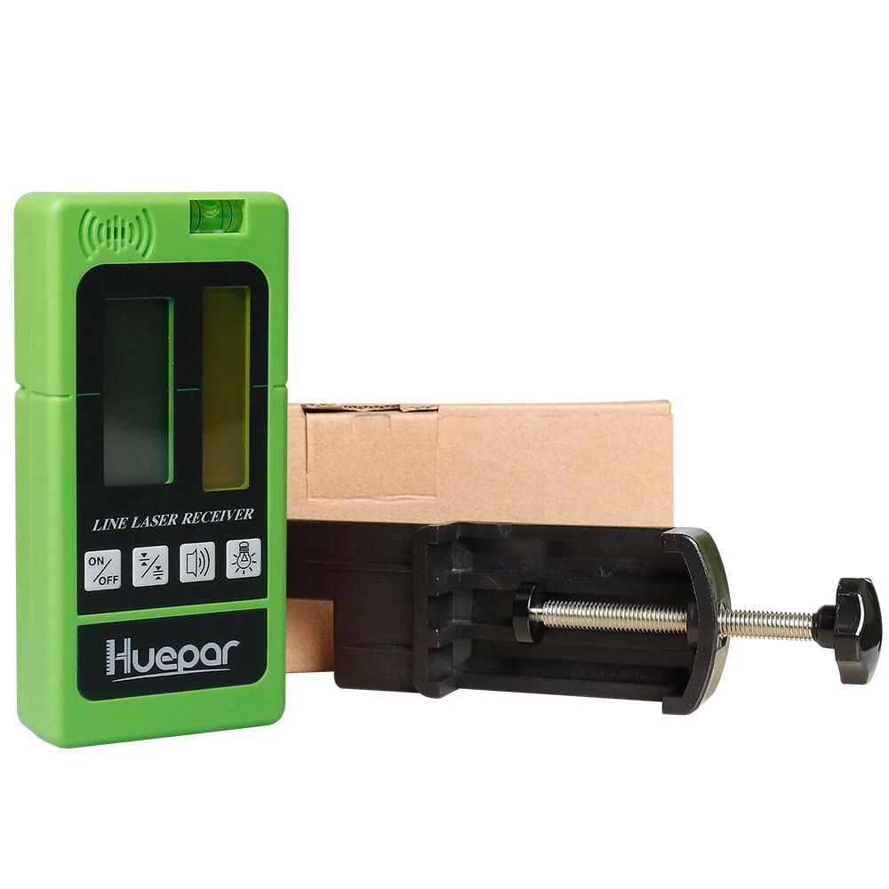 HUEPAR Laser level 360 Green Beam for house construction +Tripod +Receiver kit