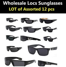 WHOLESALE BULK LOT of LOCS SUNGLASSES 12pc BEST SELLERS FREE SHIPPING IN THE USA
