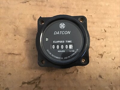 Vintage Datcon Flight Hour Meter New Dated 1979 773 Volts 4/40 