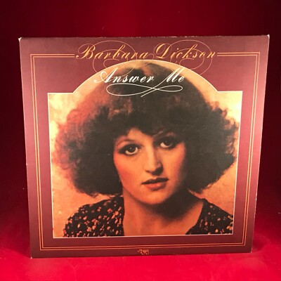 BARBARA DICKSON Answer Me 1976 UK vinyl LP + INNER EXCELLENT CONDITION D