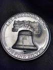 1976 Let Freedoom Ring 1 Troy Ounce .999 Fine Silver Round - Gem BU