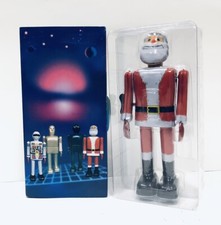 Vintage Tobar 23 Cms Santa Claus Wind Up Tin Toy Robot Boxed VGC RARE
