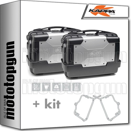 KAPPA SIDE-CASES KGR33PACK2 GARDA + RAPID RELEASE SUZUKI DL 1000 V STROM 2015 15 - 第 1/2 張圖片