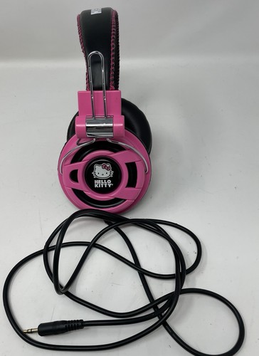 Hello Kitty Wired Earphones 2453chn01 Pink Black - Picture 1 of 5