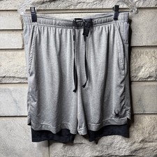 Spyder Active Men's Performance Proweb Stretch Shorts Gray size Medium