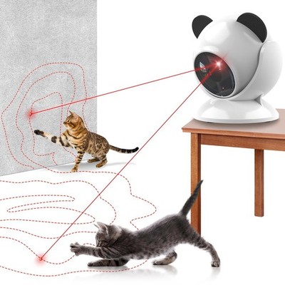 Interactive Automatic Cat Laser Toy for Bored Indoor Cats and Dogs
