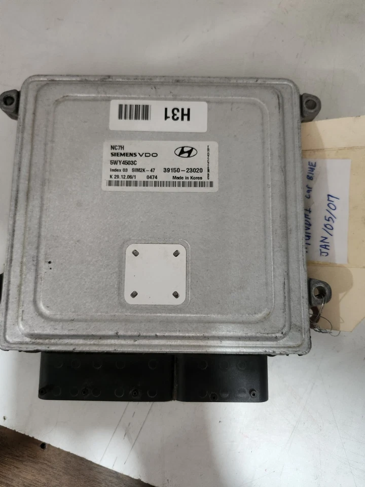 Блок управления двигателем 2007-2009 Hyundai Elantra 2.0 3915023020. Компьютер - Изображение 3 из 4