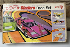 Hot Wheels Sizzlers Race Set 6514 Mattel Vintage 1970 + Auto Originali Incomplete