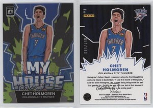 2022 Panini Donruss Optic My House Lime Green Prizm /149 Chet Holmgren Rookie RC