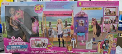 Barbie Mysteries The Great Horse Chase Ultimate Stall Spielset