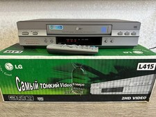 LG L415 4 Head VHS VCR Multi System PAL NTSC MESECAM Recorder Remote