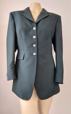 Cappotto Dressage Nero Cavallo Show Competition. Nuovo mai indossato