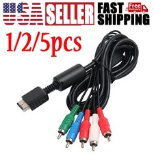 For SONY Playstation 2 3 PS2 PS3 Component RCA AV Video-Audio Cable Cord