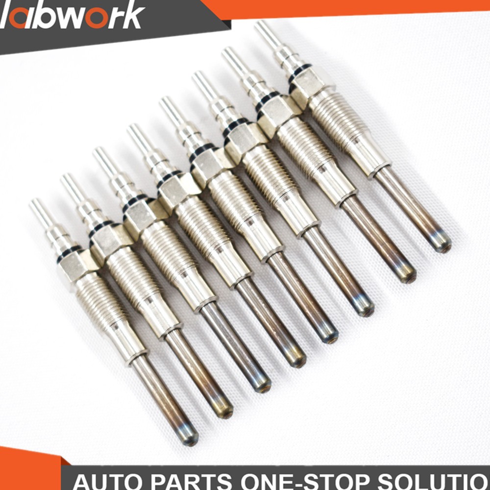 Labwork 8PCS Glow Plug For Ford F350 F250 IDI 1988-1994 7.3L F2TZ12A342A